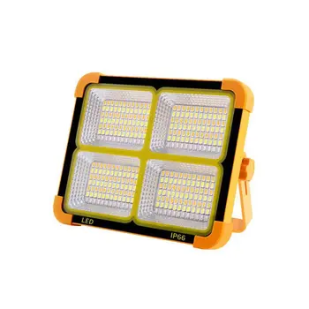 100/200 / 500 Вт USB Перезаряжаемый светодиодный Солнечный прожектор с сильным магнитом, Портативная лампа для кемпинга, освещение для ремонта походной палатки