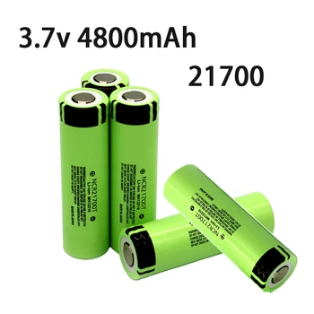 100% Original 21700 NCR21700T Lithium-Akku 4800mAh 3,7 V 40A Hohe-entladung Batterie Li-Ion + Ladegerät