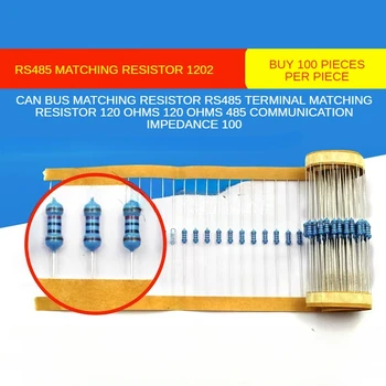 100ШТ CAN Bus Согласующий резистор RS485 Терминал Согласующий резистор 120 Ом 120 Ом 485 Сопротивление связи