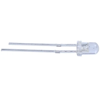 120 Штук 3 мм белой светодиодной лампы со светоизлучающим диодом постоянного тока 2,5 В-3 В