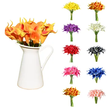 20 штук цветов из искусственного шелка 13,5 дюйма Для украшения домашней кухни, свадебного стола, красивых реалистичных цветов, украшения дома