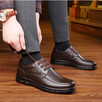 2023 Мужская Повседневная обувь Кожаные Мужские Деловые Мужские Оксфорды Дышащие Модельные туфли Мокасины Лоферы zapatillas hombre