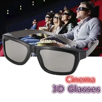 3D-очки Пластиковые для домашнего кинотеатра с круговой поляризацией, проектор для телевизора, Объемные очки для кино AnaglyphCinema