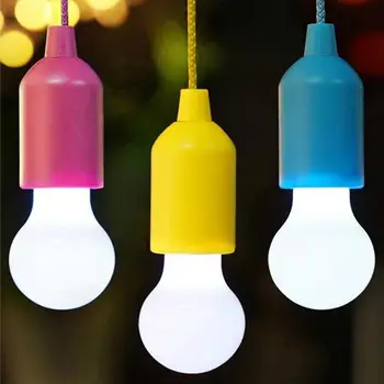 8шт Подвесная Лампа С Батарейным Питанием, Красочный Шнур Для Наружного Освещения
