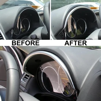 ABS Хромированная приборная панель, Рамка для инструментов, Накладка на панель, Декоративная наклейка для Mazda CX-5 CX5 KE 2012 2013 2014 2015 2016