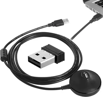ANT Dongle, USB-накопитель ANT + с USB-удлинителем, Набор ключей ANT +, Совместимый с Zwift TrainerRoad Connect Cycleops Trainer