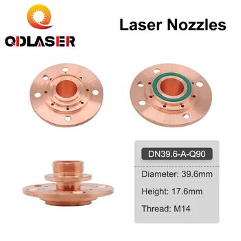 QDLASER G-type DN-2 Соединитель Лазерного Сопла Q90 Высотой 12,3 мм/17,6 мм С Резьбой M14 Для Волоконно-Лазерного Станка Для Резки Сопла