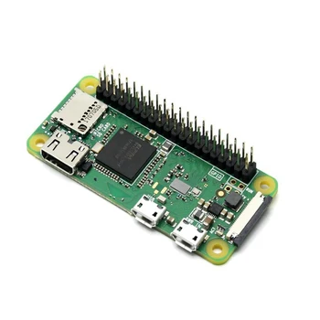 Raspberry Pi Zero W/WH с 40-контактными предварительно припаянными разъемами GPIO с WIFI и Bluetooth в демонстрационном процессоре с частотой 1 ГГц