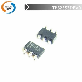 TPS2553DBVR Комплектация SOT23-6 Регулируемый переключатель ограничения тока Новый оригинальный