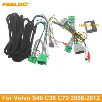 Автомобильный 16-контактный Кабель питания FEELDO Адаптер Жгута проводов для Volvo S40 C30 C70 2006-2012 Монтажное Головное устройство