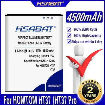 Аккумулятор HSABAT емкостью 4500 мАч для HOMTOM HT37 / HT37 Pro