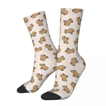 Всесезонные носки Capybara Is My Spirit Animal, высококачественные спортивные носки средней длины, чулки для мужчин и женщин, подарок на день рождения