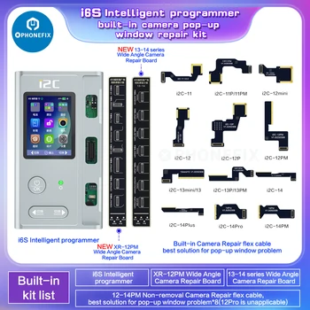 Встроенный программатор i2C i6S/ Tag-on Camera Pop-Up Window Ремонтный Комплект Кабелей для iPhone XR-14PM Удаление Важного сообщения с камеры