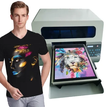 ДВОЙНЫЕ Печатающие Головки XP600 3040 Новый Трендовый Продукт Высокоскоростная Футболка с логотипом A3 DTG Tshirt Textil Printer Печатная Машина