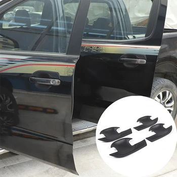 Для Ford Ranger 2015-2021 ABS Черная Защитная Наклейка Для Чаши Внешней Двери Автомобиля, Аксессуары Для Модификации Экстерьера