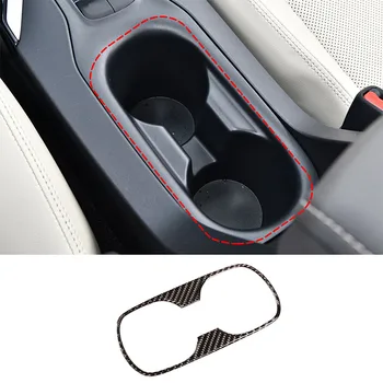 Для Toyota Corolla 2019-2020, Декоративная наклейка на панель Подстаканника заднего сиденья из мягкого углеродного волокна, Аксессуары для интерьера автомобиля