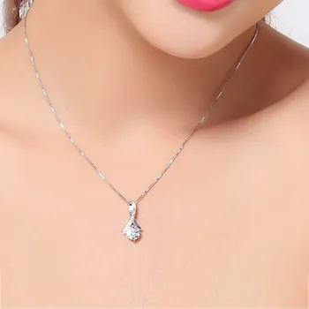 Женская цепочка с подвеской на ключице, ожерелье с микроинсталляцией Wild Jewelry, Простые ожерелья с циркониевым покрытием, подвески