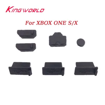 Замена 1 комплект пылезащитных силиконовых комплектов для игровой консоли xbox one x s Пылезащитный чехол Аксессуары для чехлов