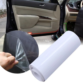 Защитная пленка ПВХ 10x300 см Наклейка для защиты бампера автомобиля от краски, капота, царапин, Прозрачная пленка