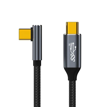 Кабель USB C-C 3.1 Gen2 Мощностью 100 Вт, Видеовыход 4K60Hz, Зарядный Провод 20V 5A для SteamDeck Pad Latops U4LD