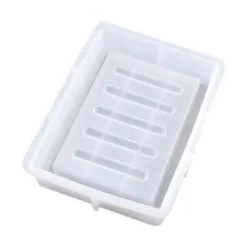 Коробка для мыла ручной работы, Силиконовая форма для мыльницы, форма для литья смолы, Держатели для мыльниц из эпоксидной смолы, формы для мыльниц из смолы