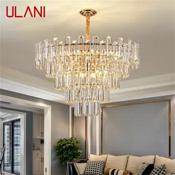 Люстра ULANI в стиле постмодерн Хрустальная Подвесная лампа Luxury Light Home LED для гостиной столовой