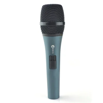 Микрофон E835S Динамический микрофон для караоке вживую Профессиональный вокальный микрофон с переключателем включения/выключения