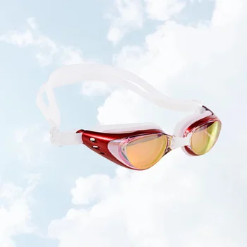 Мужские очки для плавания, водонепроницаемые очки для плавания для взрослых, универсальные противотуманные очки, мужская Женская оправа для степени