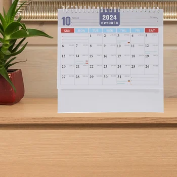 Настольный календарь на 2024 год, Декоративное украшение офиса, Декоративные Календари большого размера, Стоячая бумага на 2023-2024 годы, Настольный пейзаж