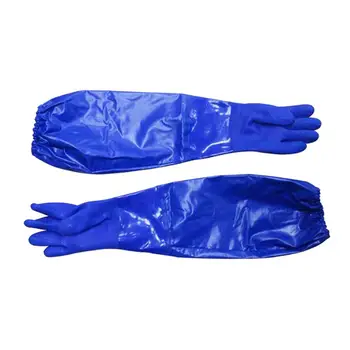 Нескользящие утолщенные рыболовные перчатки, длинные водонепроницаемые для промышленного