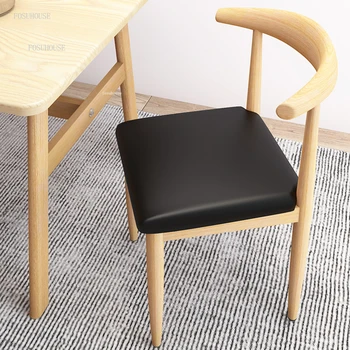 Обеденные стулья с ретро спинкой, Современная кухонная мебель, Простой домашний обеденный стул для гостиной, стулья для домашнего кабинета, Стул для кафе для отдыха, B