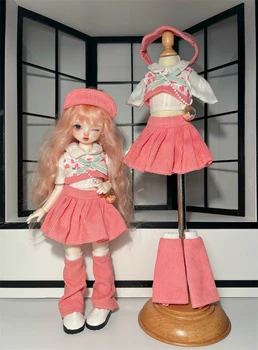 Одежда для куклы BJD 1/6 размера 30 см милая одежда для куклы вельветовая одежда для куклы BJD 1/6 костюм аксессуары для куклы (6 баллов)