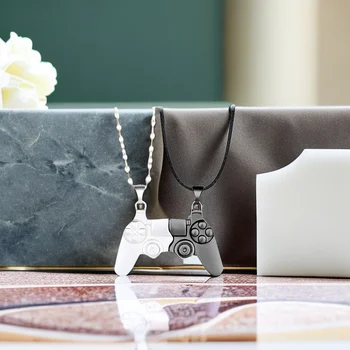 Ожерелье с ручкой для игровой консоли, пара магнитов, персонализированные подарки на День Святого Валентина для мужчин и женщин
