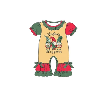 Оптовая продажа, бутик детской одежды, Рождественский костюм для братьев и сестер, комбинезон для новорожденных, одежда для скалолазания для мальчиков и девочек Todler