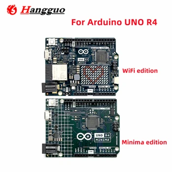 Оригинал для платы разработки Arduino Arduino UNO R4 Minima UNO R4 WiFi Контроллер материнской платы отправляет кабели