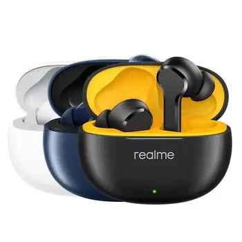 Оригинальные наушники Realme 10 Buds T100 TWS Bluetooth 5.3 AI Niose Cancelling Wireless Headphone 28-Часовая Батарея для GT 2 Neo 3 5