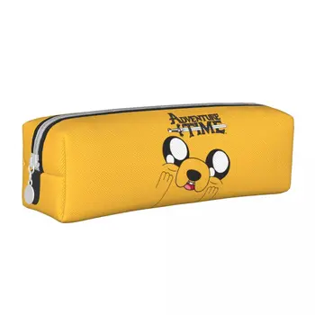 Пенал Jake The Dog Adventure Time, прекрасный держатель для ручек, сумка для девочек и мальчиков, вместительные школьные принадлежности, подарочные пеналы