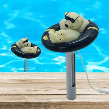 Плавающий термометр для бассейна, Горячая ванна, Плавающий инструмент для измерения температуры воды в спа-салоне, Аксессуары для бассейнов, Прямая поставка