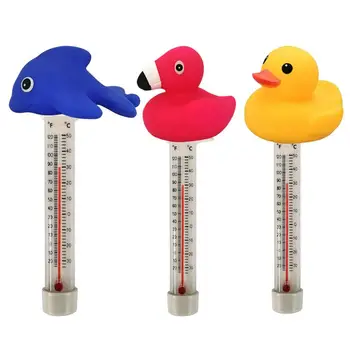 Плавающий термометр для бассейна, термометры температуры воды для уток, термометр для горячей ванны для воды для плавающего бассейна, устойчивый к разрушению