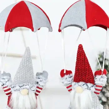 Подвесной орнамент, Рождественское украшение, Плюшевая кукла Санта Клаус, гном, Подвесные украшения