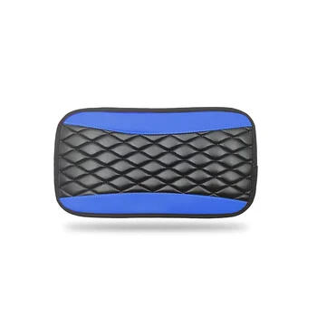 Подушка для центральной консоли автомобиля, универсальная Водонепроницаемая и защищающая от царапин Защита подлокотника - синий