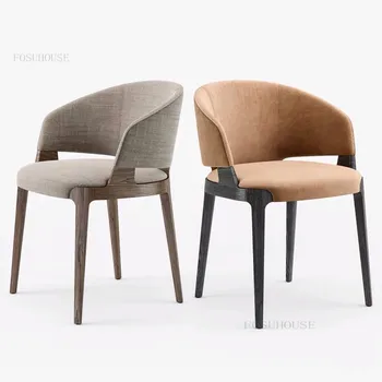Скандинавская мебель для дома, обеденные стулья со спинками, Современное минималистичное кресло для учебы, отдыха, Креативный офис, кресло для переговоров Z