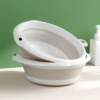 Складная Прочная Круглая ванна для мытья посуды и детская ванночка Складная раковина для взрослых и детей Кастрюля для мытья посуды Для кемпинга походов Домой