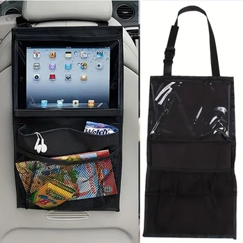Увеличьте пространство для хранения на заднем сиденье вашего автомобиля с помощью этого держателя для планшета с сенсорным экраном и многого другого