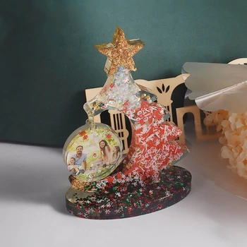 Украшения для Рождественской елки, силиконовая форма, штукатурки своими руками, инструмент для украшения стола