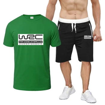 Чемпионат мира по ралли 2023 WRC Для мужчин, высококачественный удобный Новый восьмицветный костюм с короткими рукавами, повседневная модная футболка, комплект