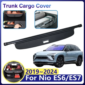 Шторка багажника автомобиля для аксессуаров Nio ES6 ES7 EL6 EL7 2019 ~ 2024 2023 Задний багажник, крышка для хранения багажа, защитный козырек